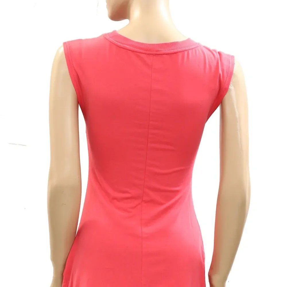 Daily Practice By Anthropologie Twist-Front Tank Mini Dress Sleeveless L 284896